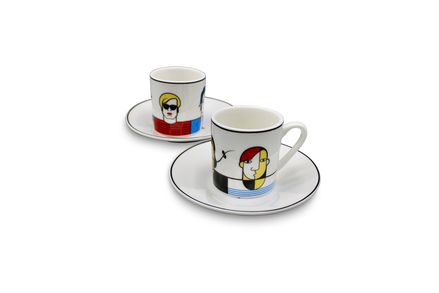 Modern Artists Espresso Cups