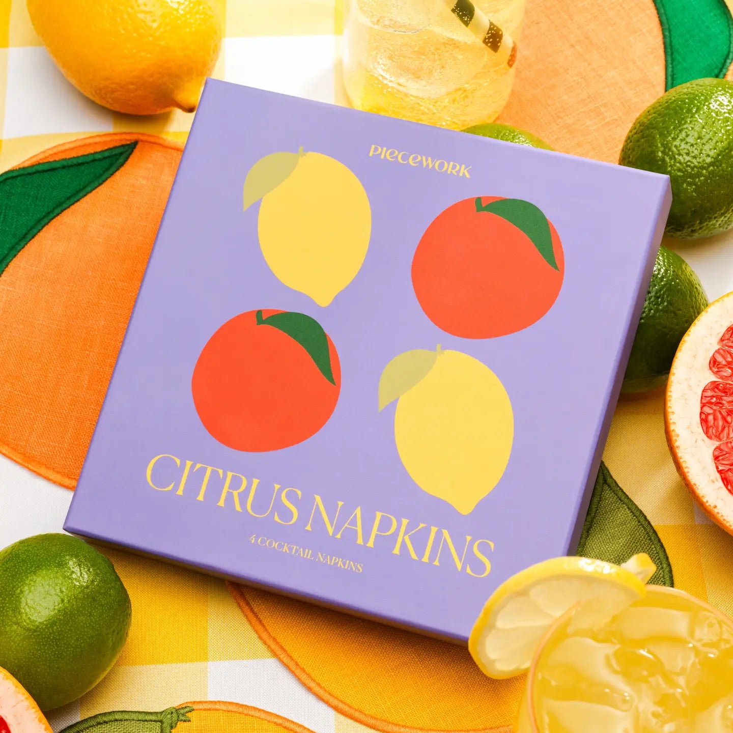 Citrus Cocktail Napkins