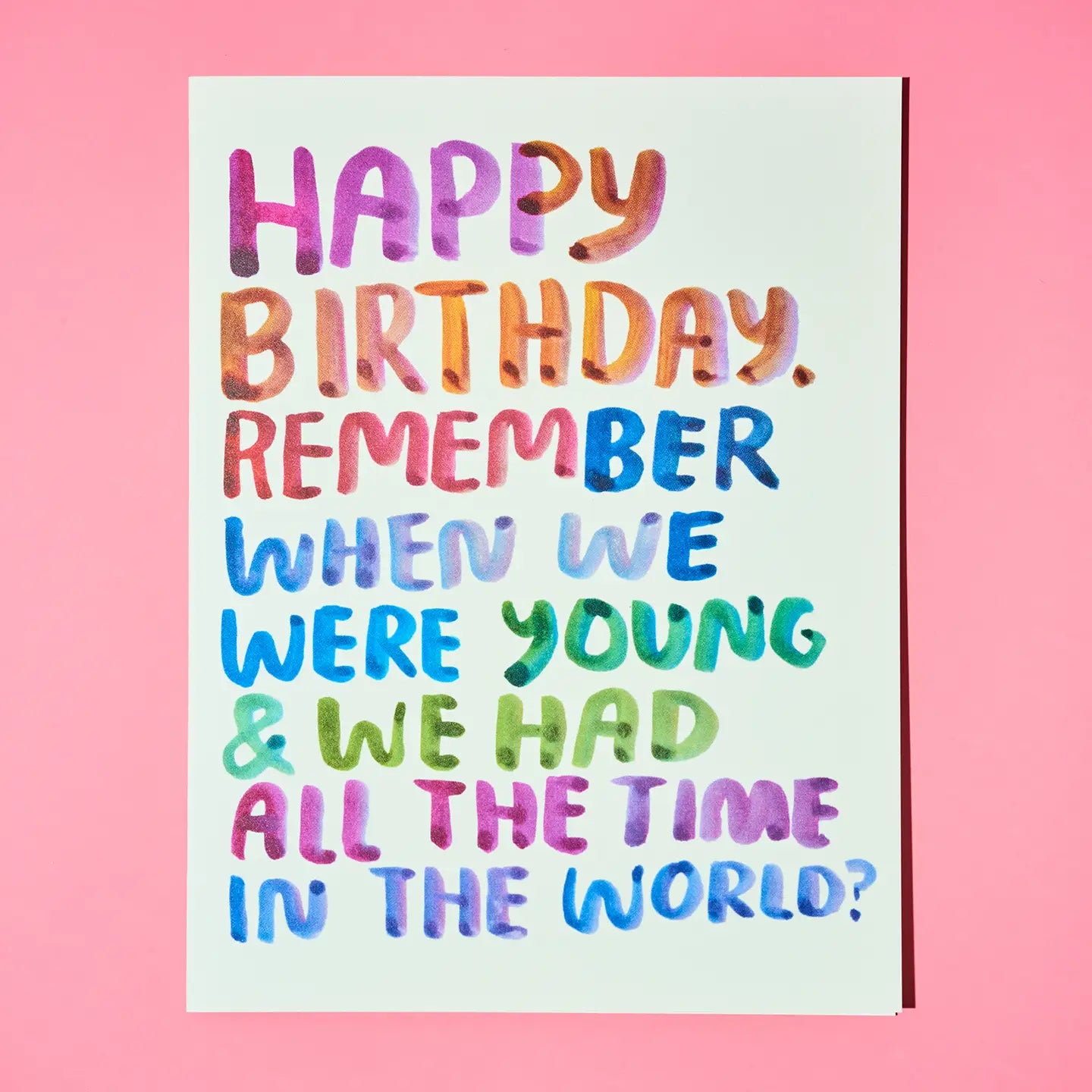 Remember When We Were Young - Birthday Card