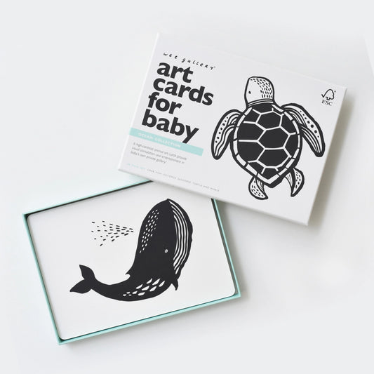 Art Cards For Baby: Ocean by Wee Gallery