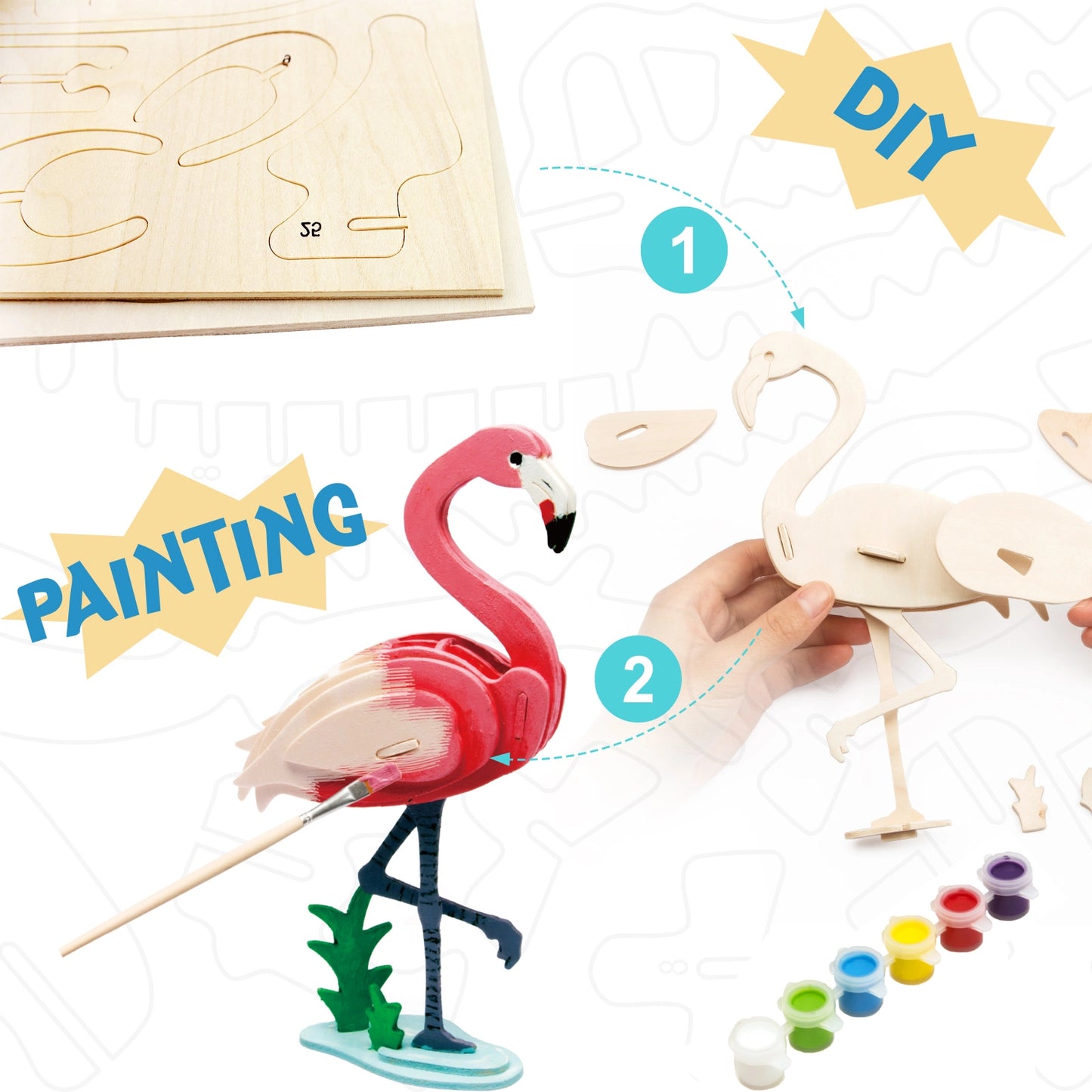 3D Wooden Puzzle