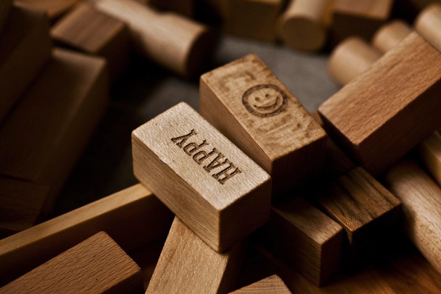 Peace & Love Wooden Blocks