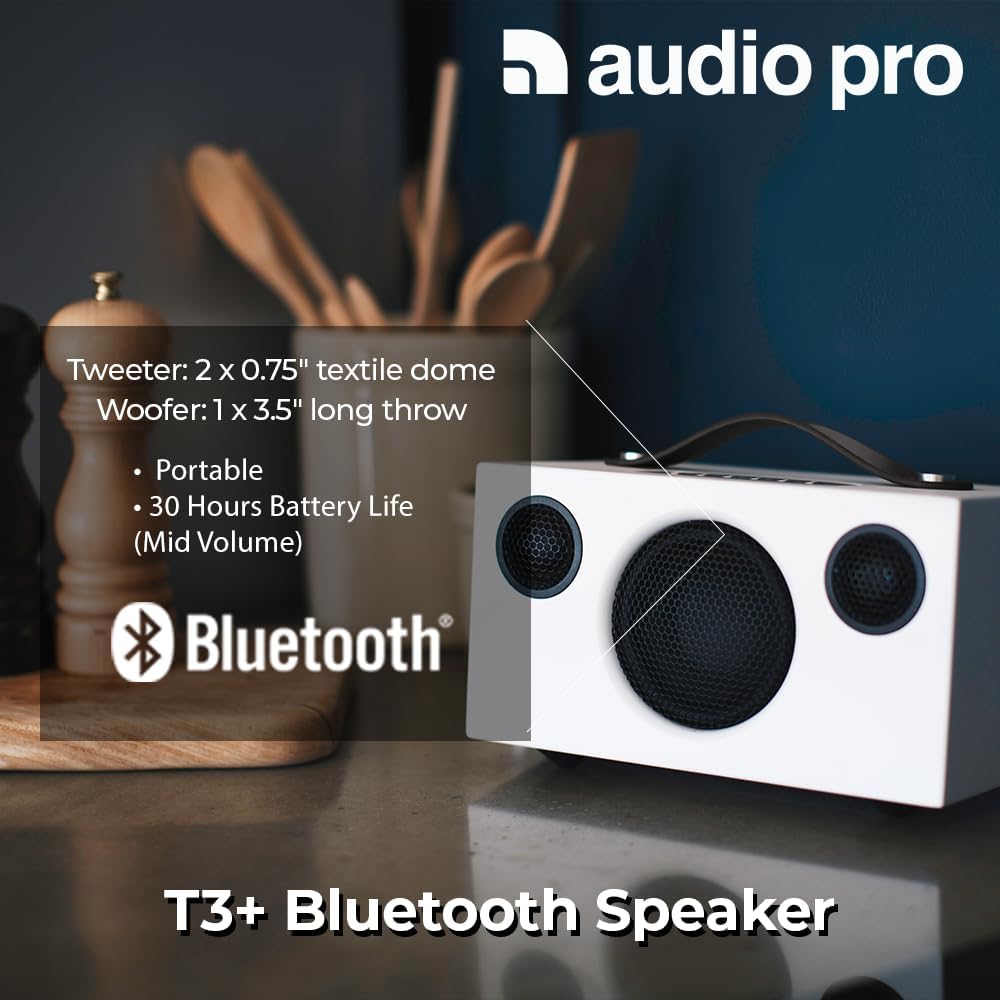AudioPro High-Fi Bluetooth Speaker, Addon T3