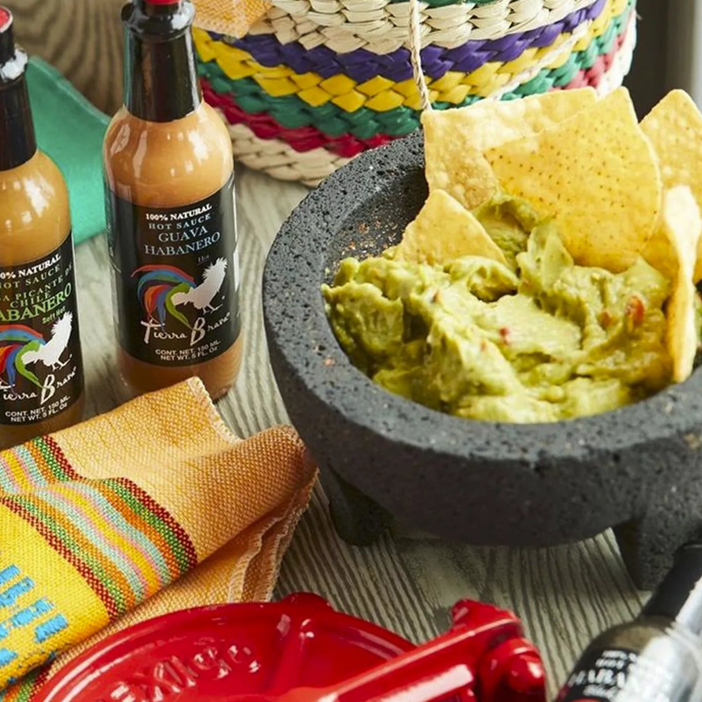 Volcanic Rock Molcajete Set