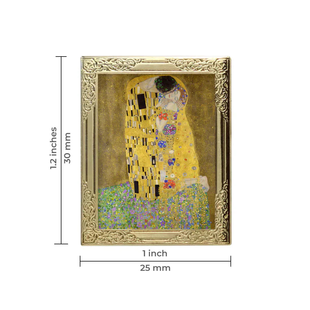 Art Frame Pin - The Kiss By Gustav Klimt