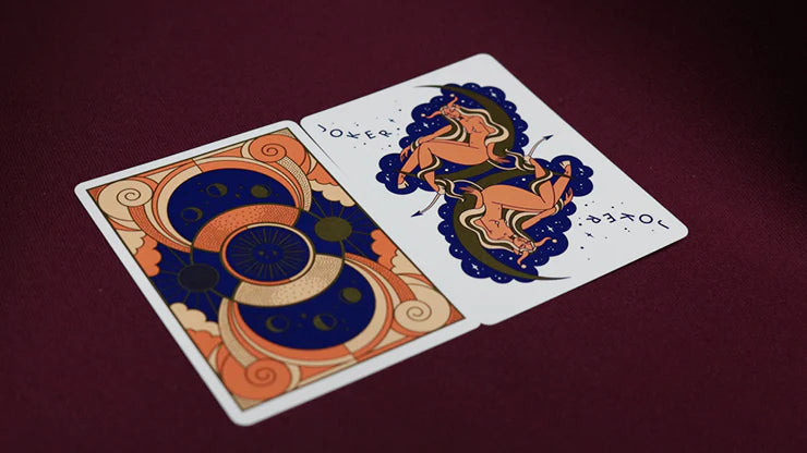 Lady Moon Playing Cards