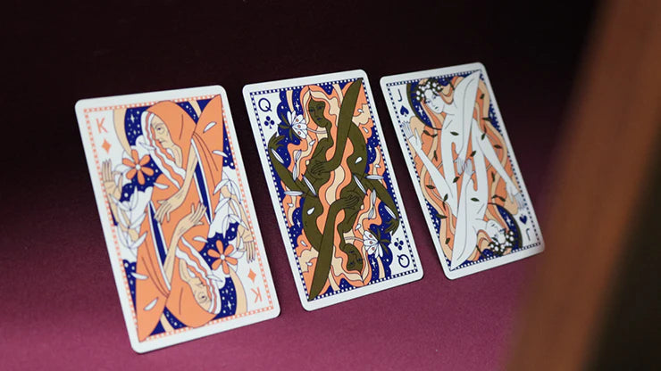 Lady Moon Playing Cards