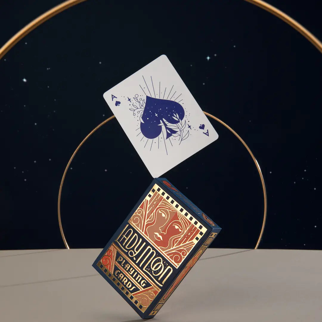 Lady Moon Playing Cards