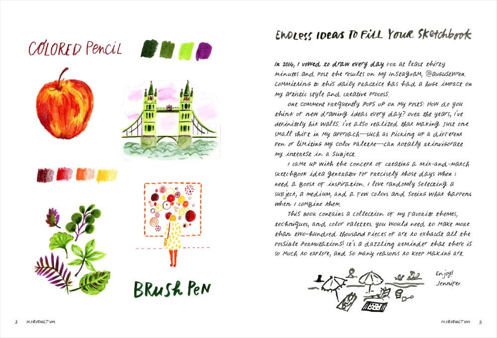 The Sketchbook Idea Generator: Mix and Match Flip