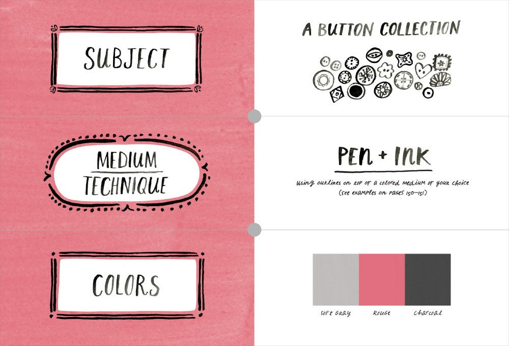The Sketchbook Idea Generator: Mix and Match Flip