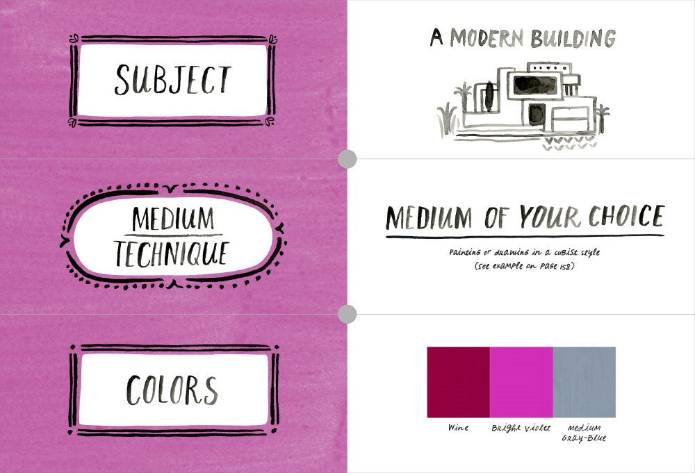 The Sketchbook Idea Generator: Mix and Match Flip