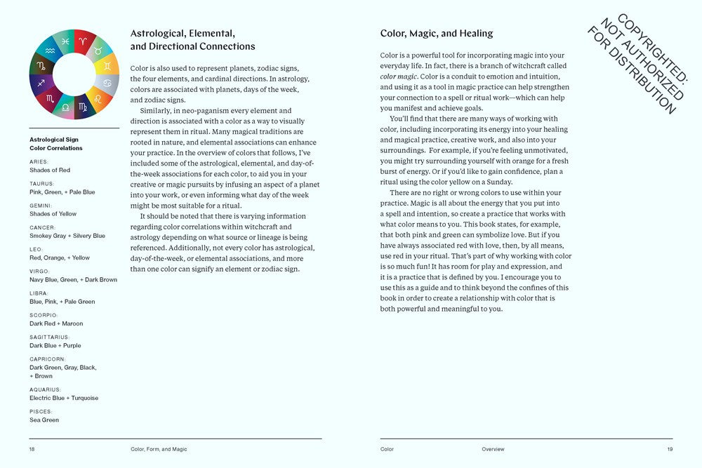 Color, Form, and Magic : Use the Power of Aesthetics for Creative and Magical Work
