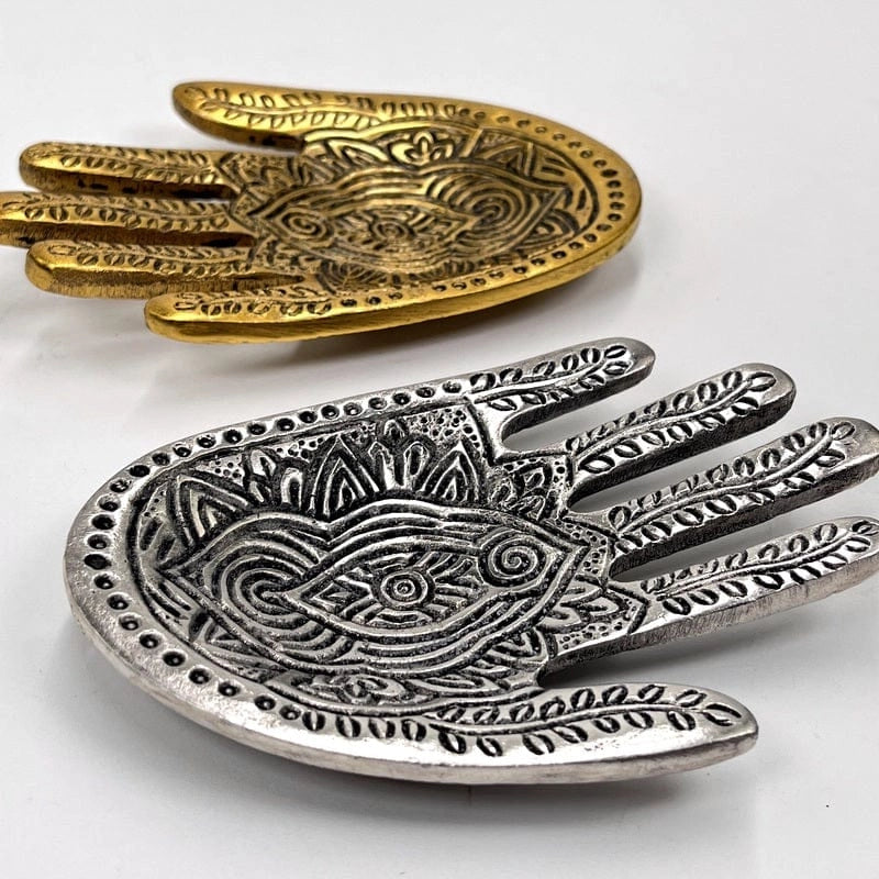 Crystal Hand Incense Holder