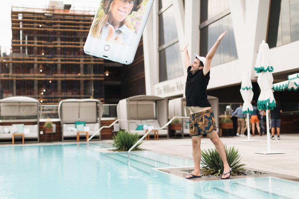 Cindy Sherman Oops Pool Phone Float