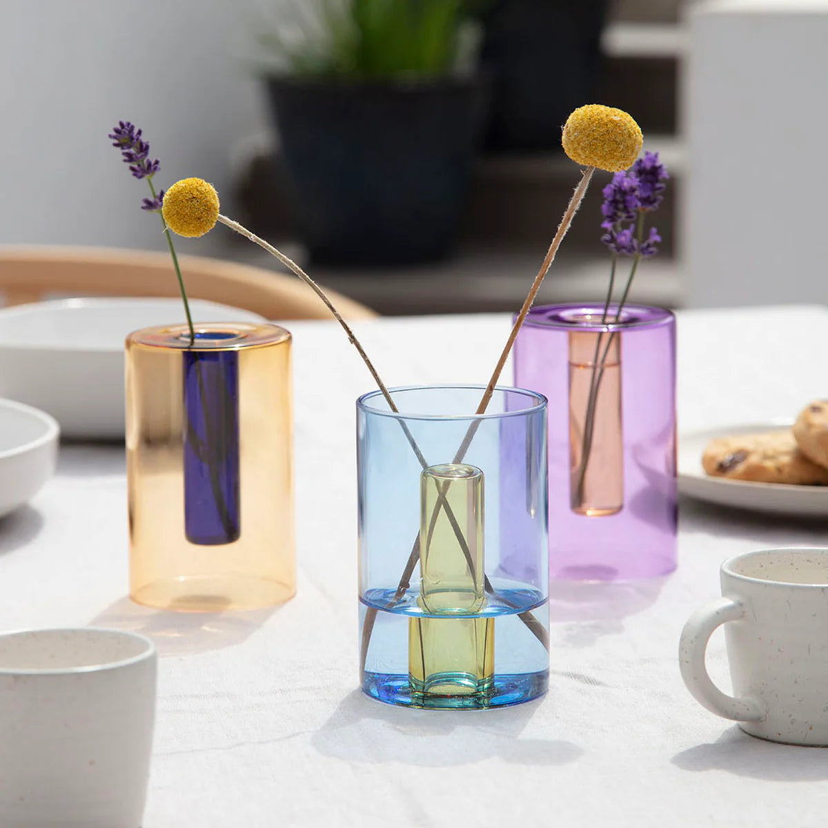Small Reversible Vase - Lilac/Peach