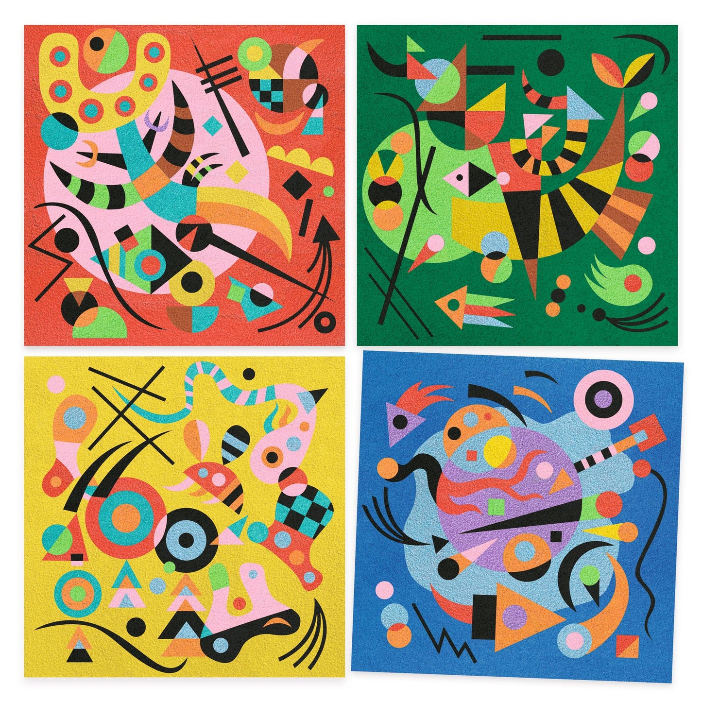 Djeco Inspired by Collage Art Kit: Vassily Kandinsky