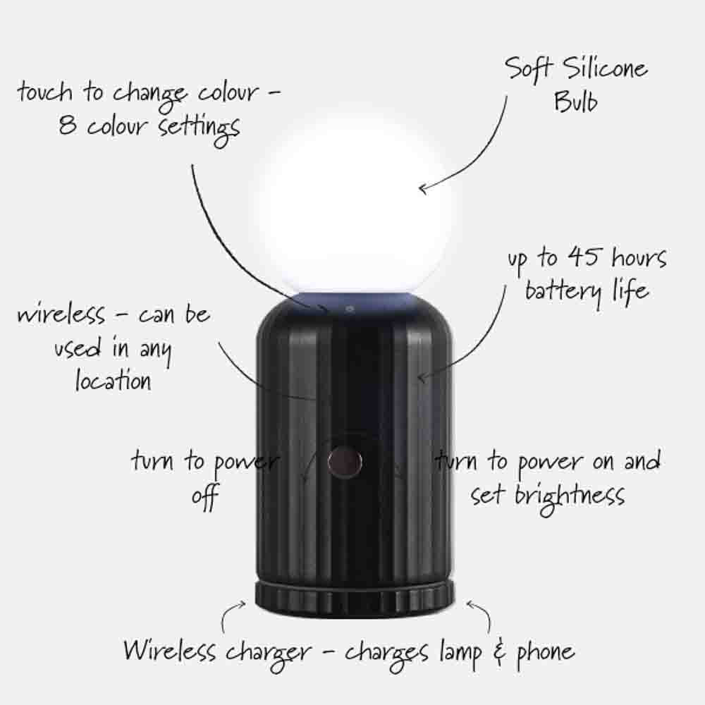 Lund London Wireless Lamp & Charger