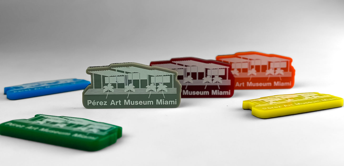 PAMM Building Acrylic Magnet
