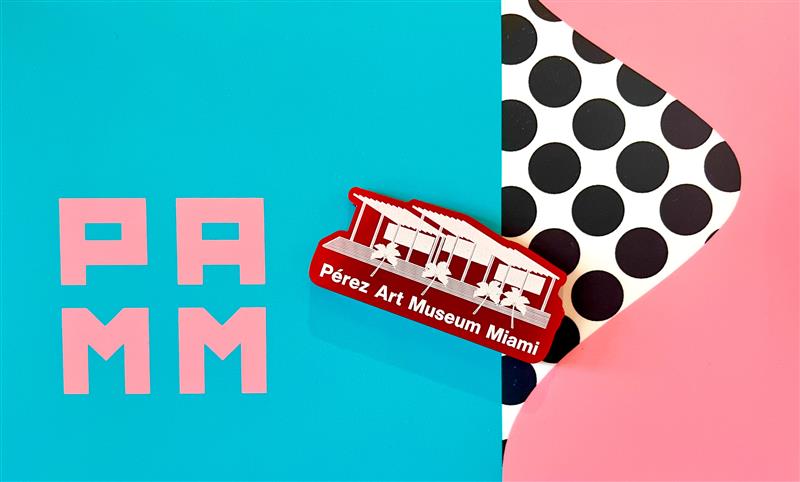 PAMM Building Acrylic Magnet