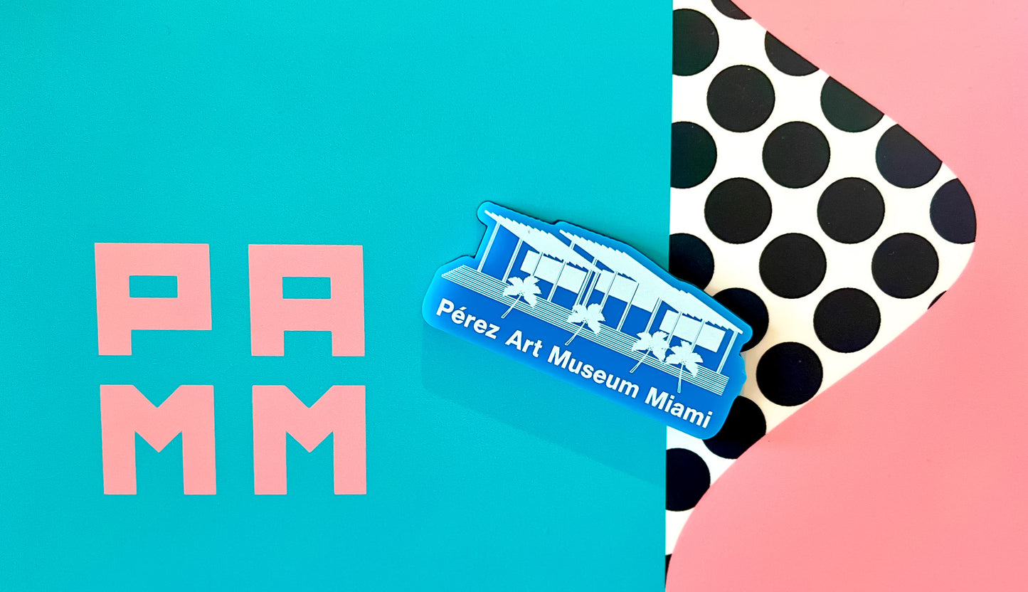 PAMM Building Acrylic Magnet