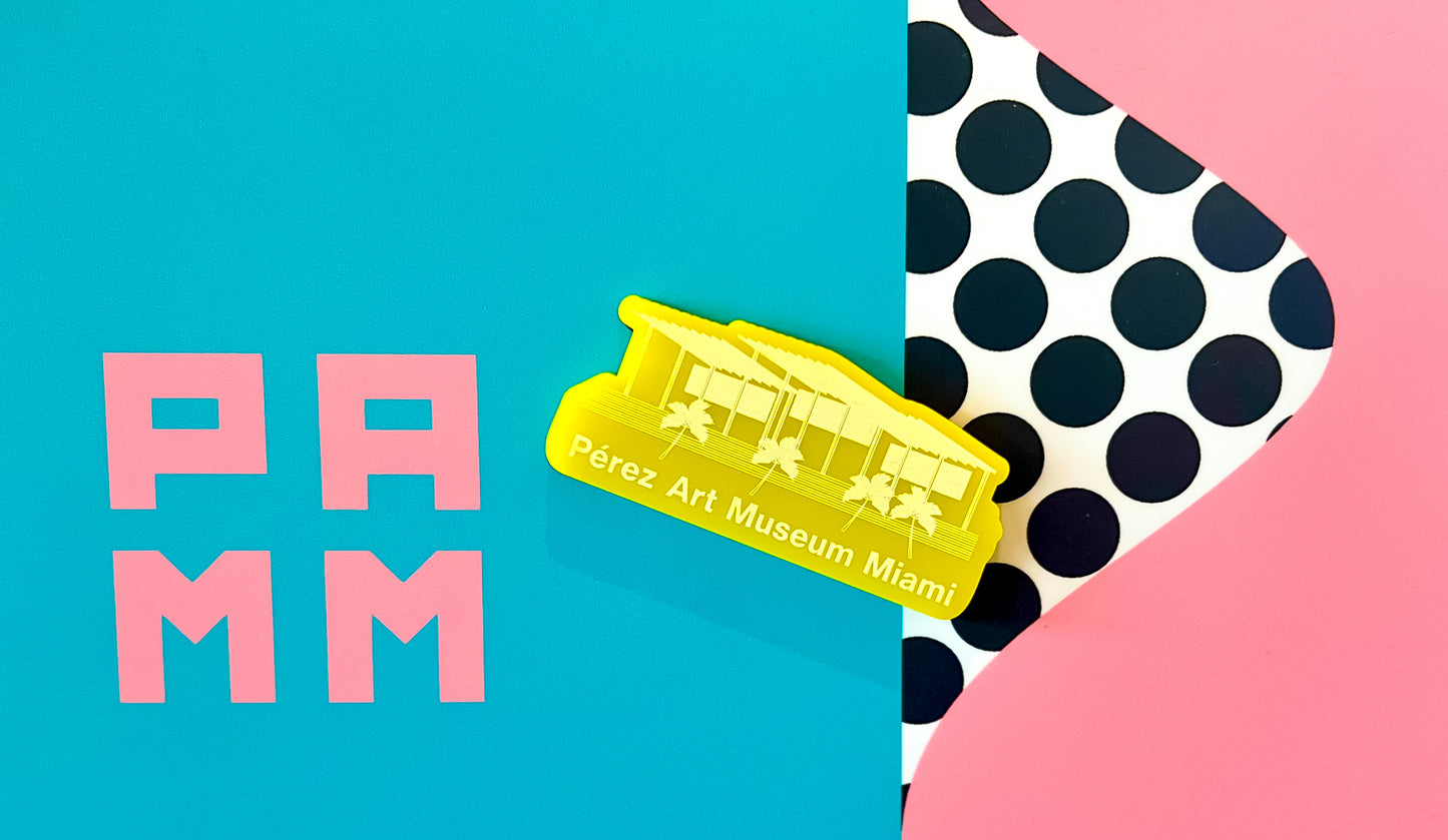 PAMM Building Acrylic Magnet