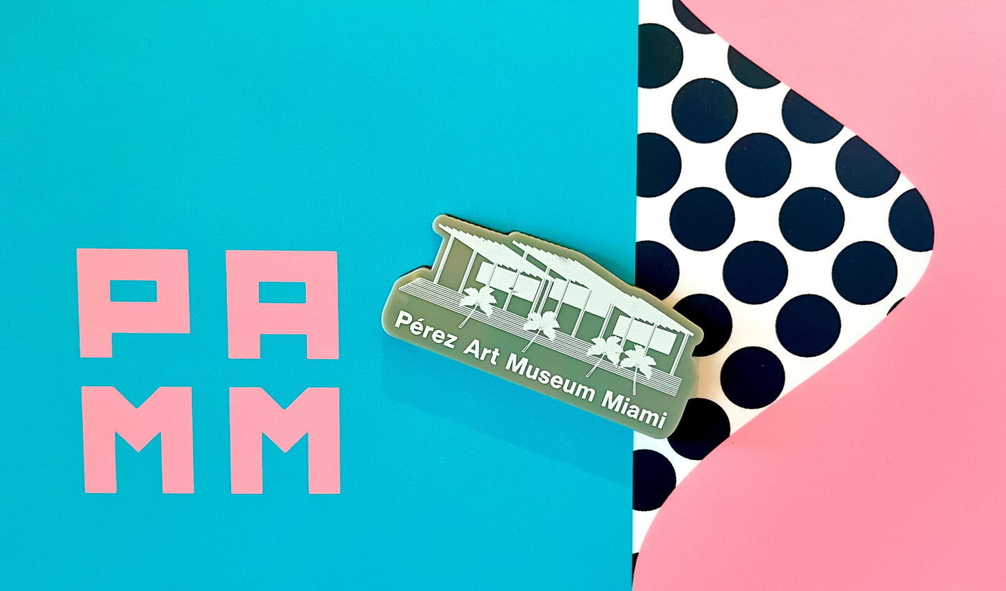 PAMM Building Acrylic Magnet