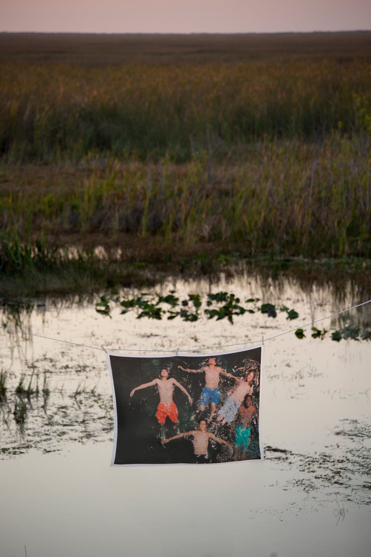 Florida Boys Limited Edition Silk Print by Josh Aronson