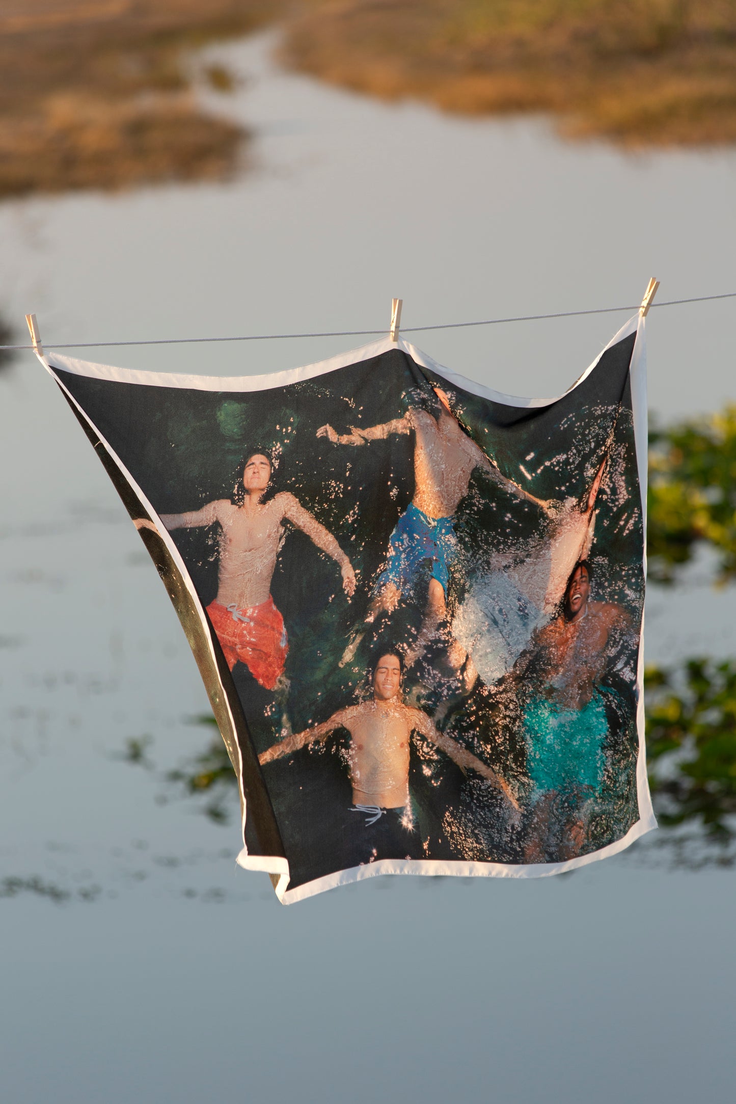 Florida Boys Limited Edition Silk Print by Josh Aronson