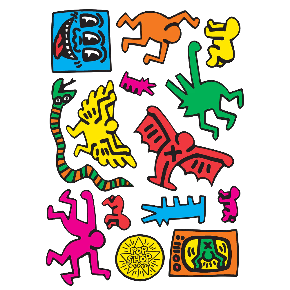 Keith Haring Sticker Sheet
