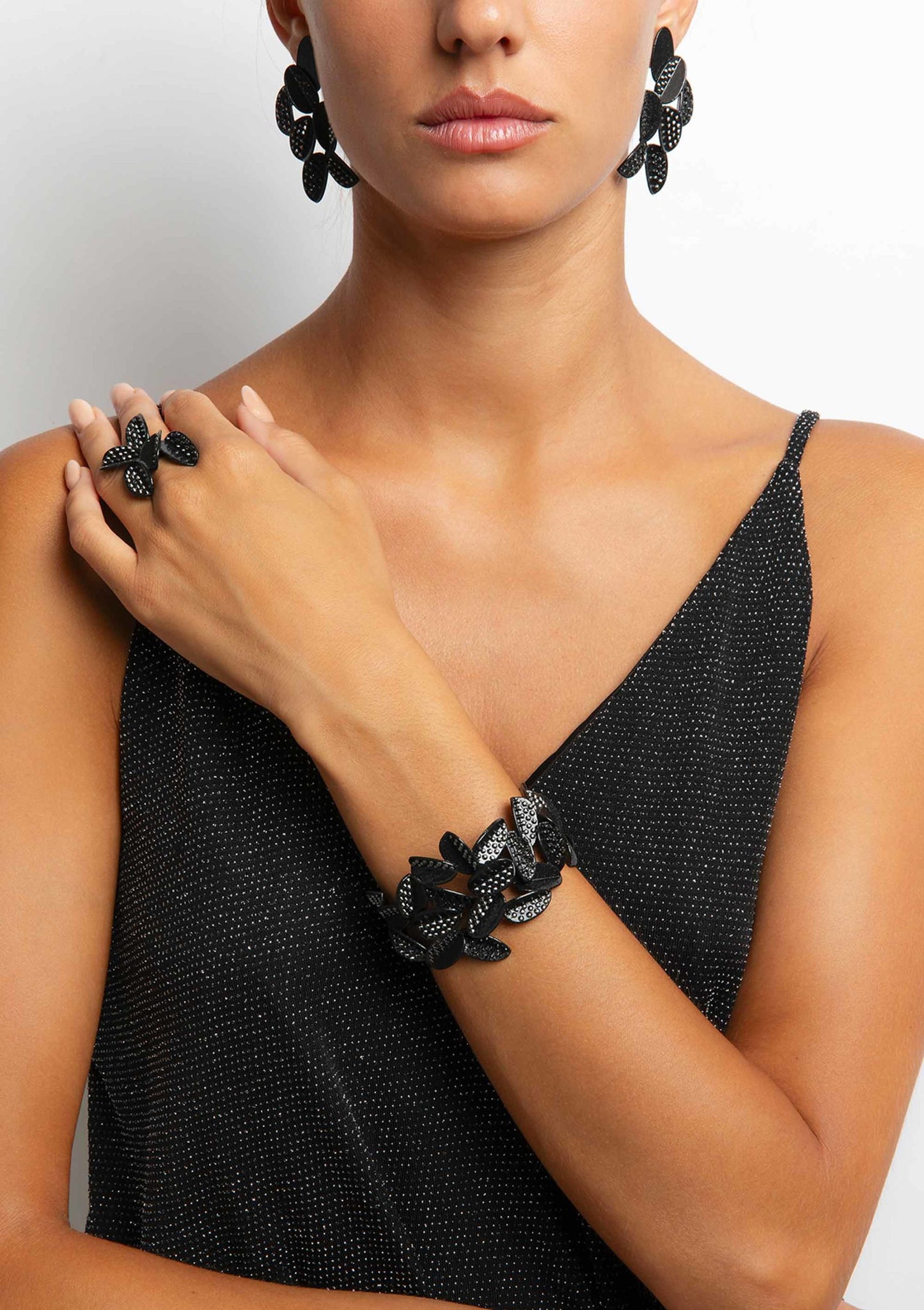 Crystal Leaves Bracelet