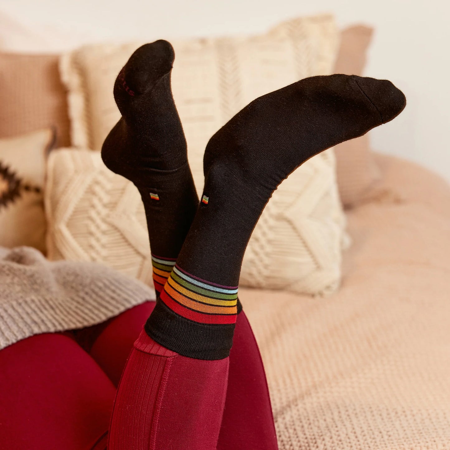 Socks That Save Lgbtq Lives - Classic Rainbow Stripe