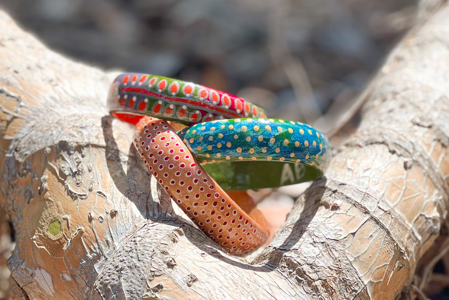 Bronze Armer Bangle by Angela Bolaños