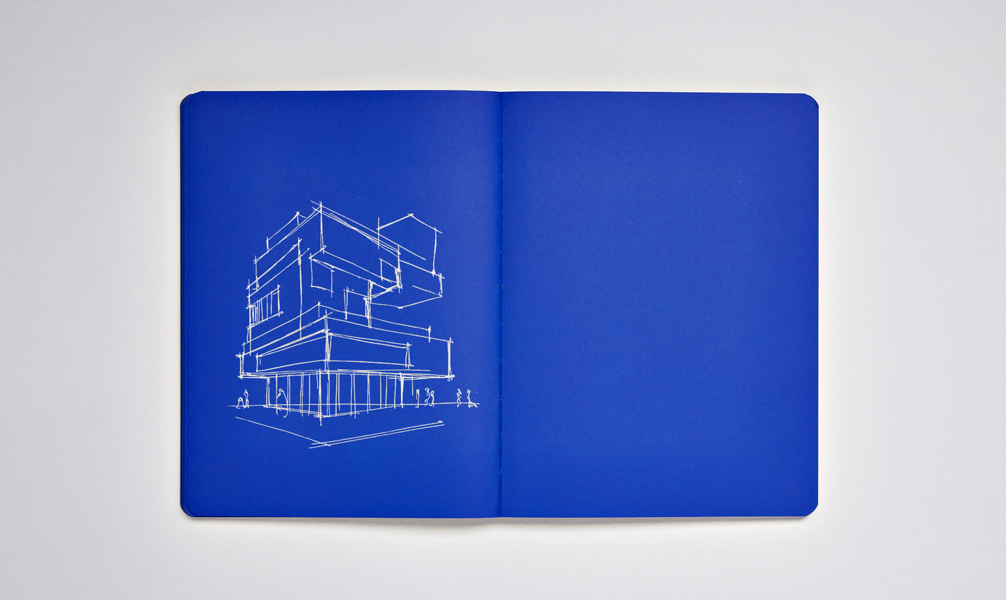 Not White Notebook - Blue