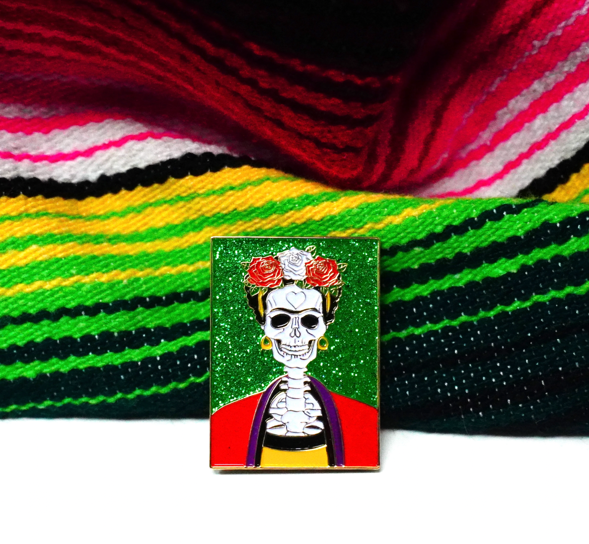 Frida Muerte Enamel Pin