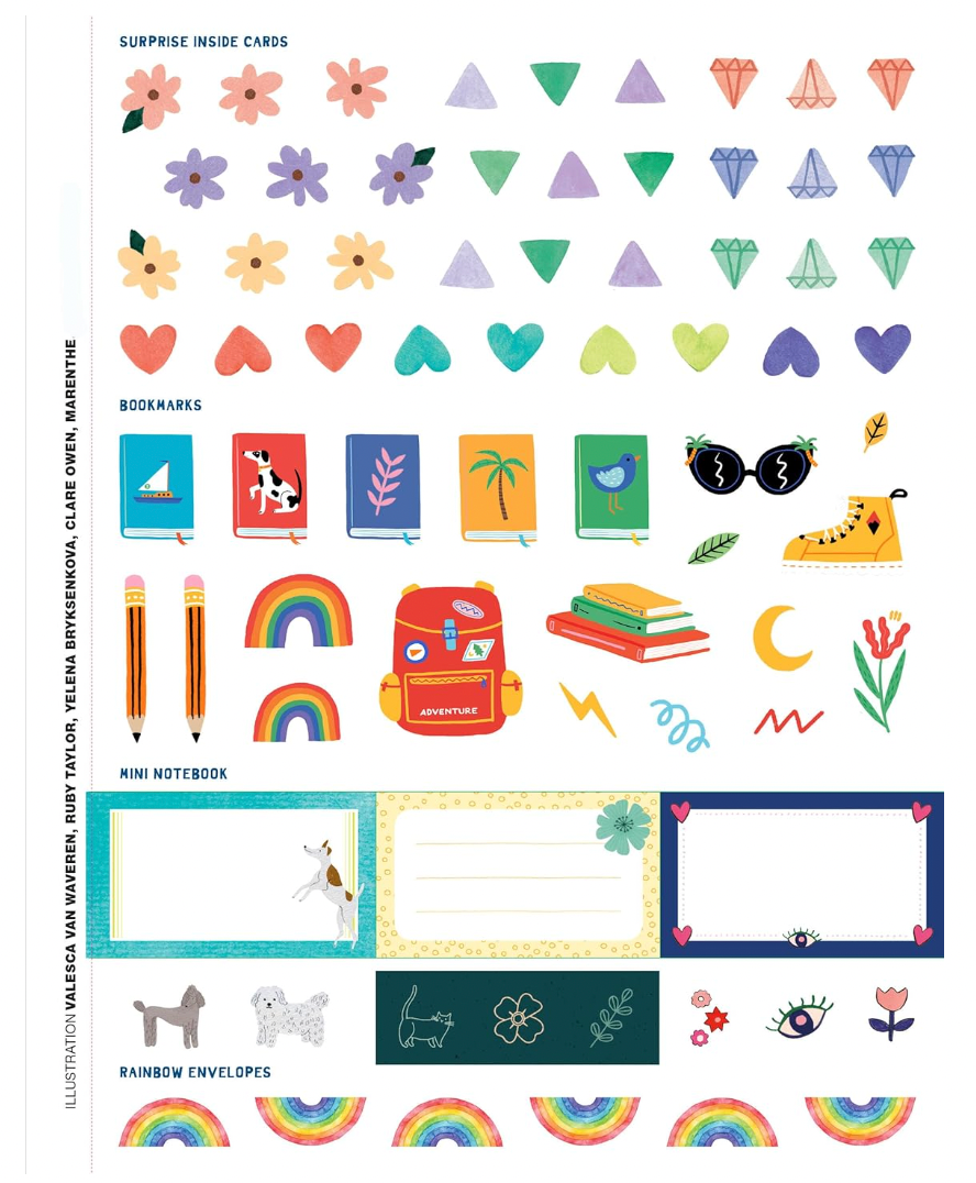 The Kids' Book of Sticker Love: Paper Projects to Make & Decorate