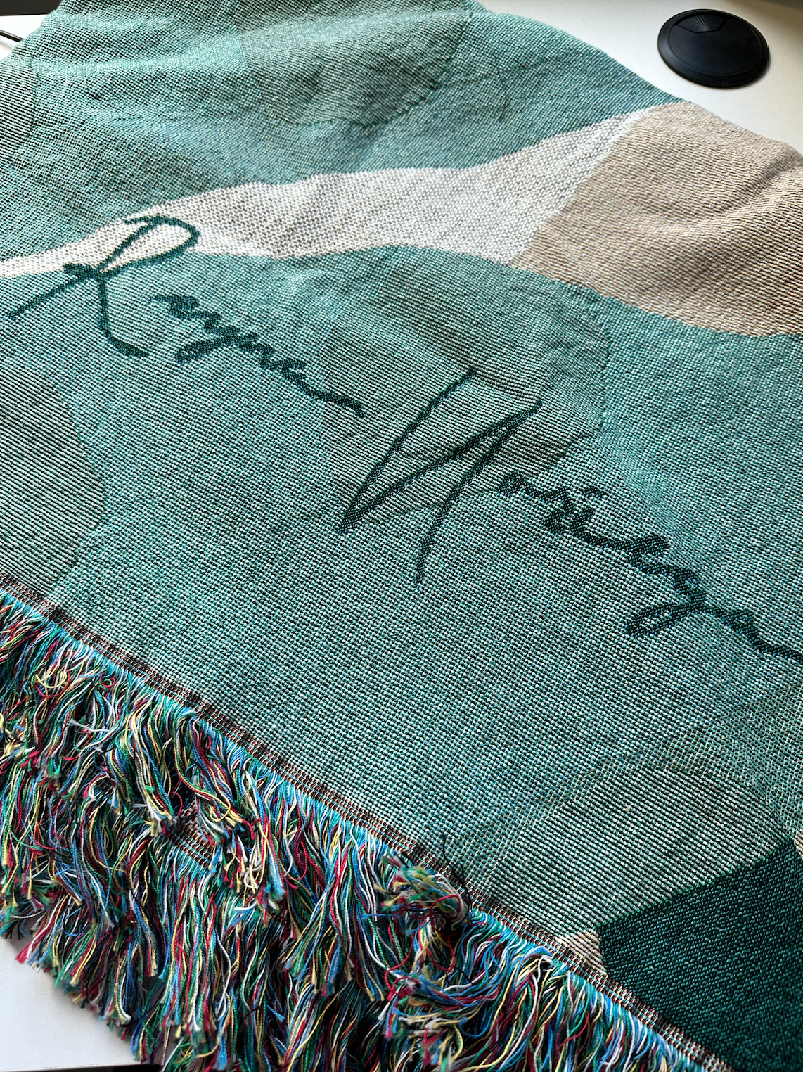 Free Flora Throw Blanket by Reyna Noriega