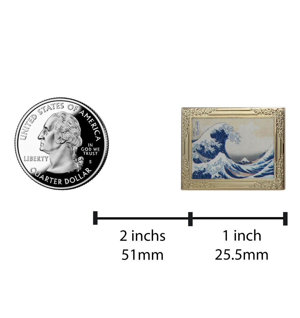 Art Frame Pin - The Great Wave by Hokusai