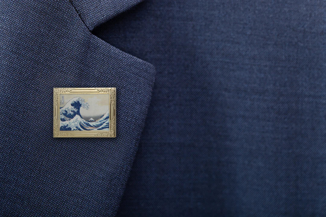 Art Frame Pin - The Great Wave by Hokusai