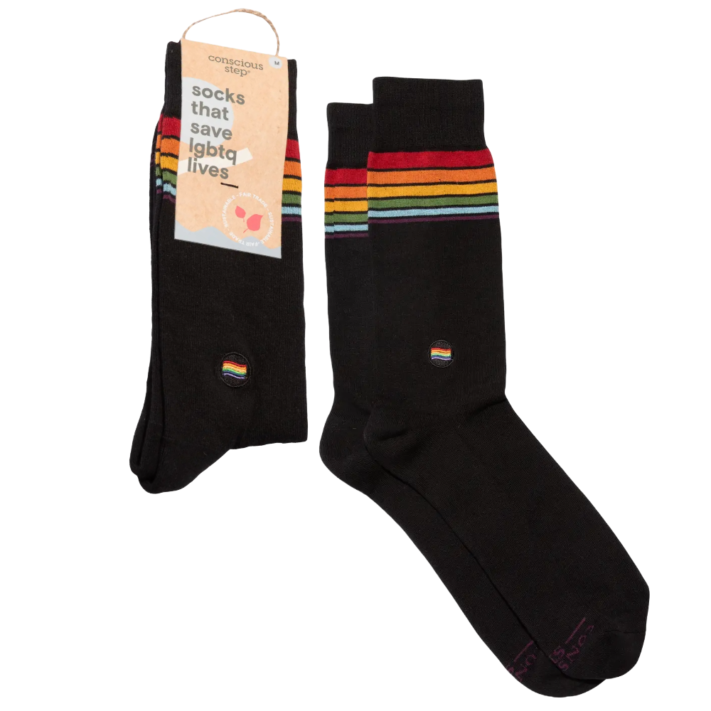 Socks That Save Lgbtq Lives - Classic Rainbow Stripe