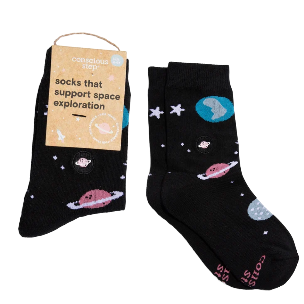 KIDS Socks That Support Space Exploration