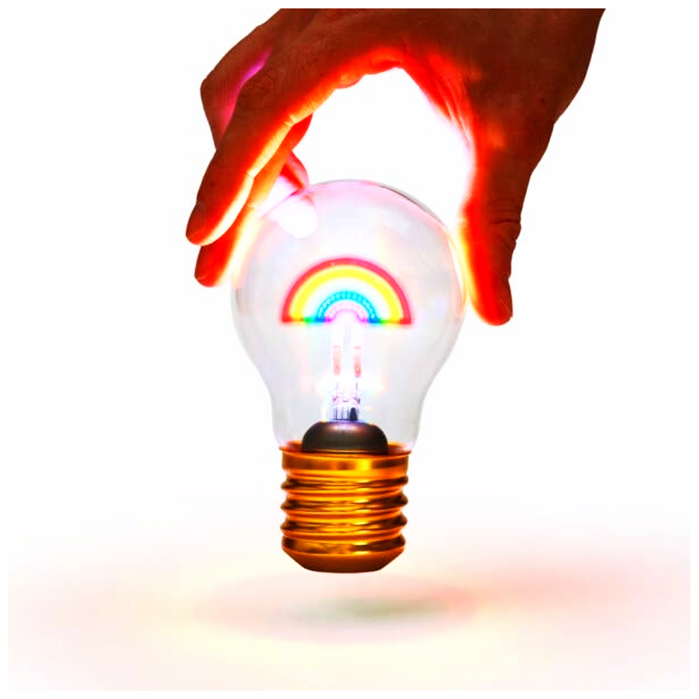 Cordless Rainbow Lightbulb