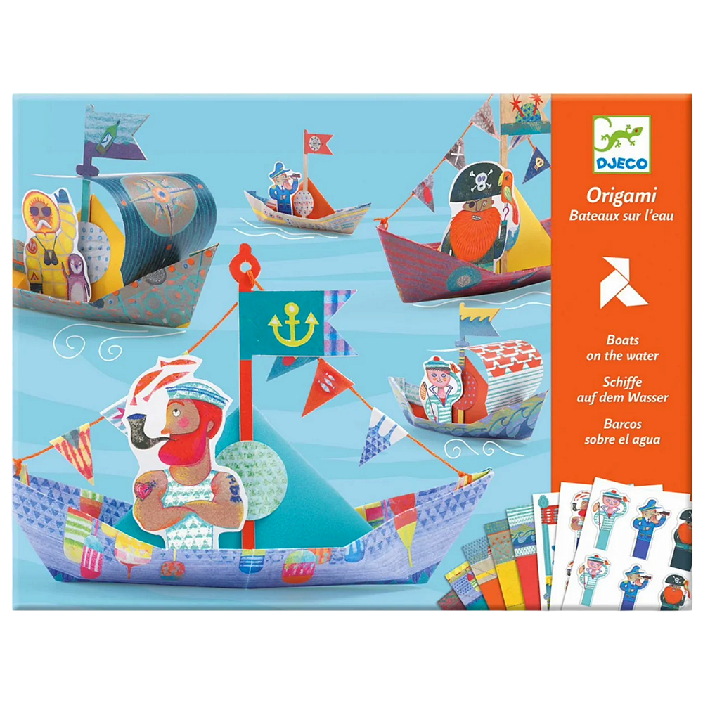 Floating Boats Origami Kit