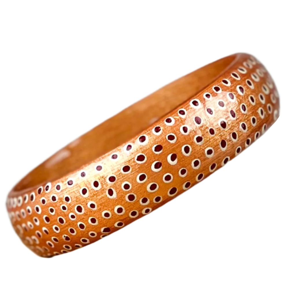 Bronze Armer Bangle by Angela Bolaños