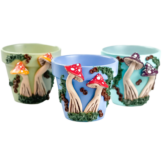 Mushroom Plant Pot