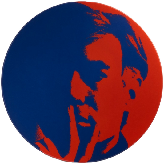 Andy WARHOL Porcelain plate - ”Self-portrait”