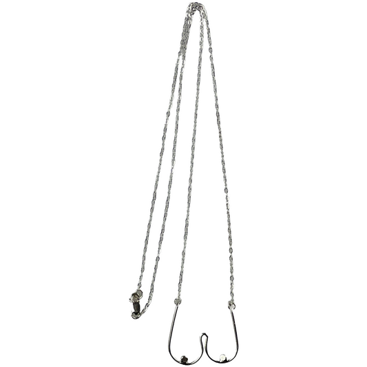 Sterling Boobie Necklace