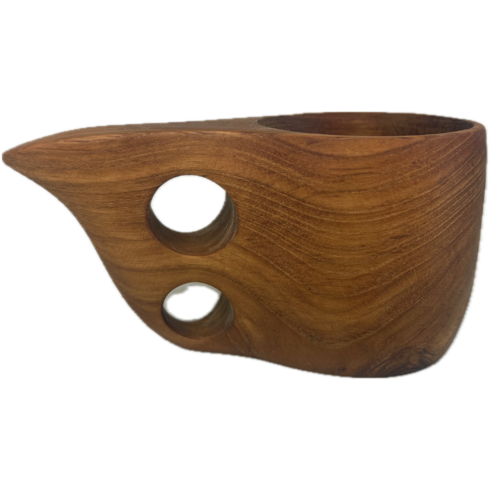 Teak Kuksa Coffee & Tea Mug