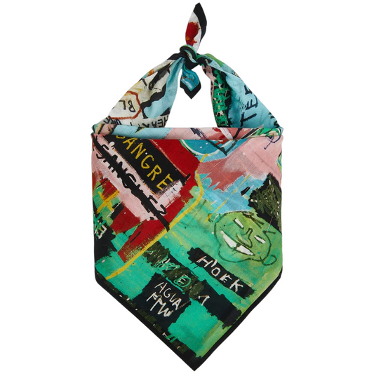 Jean-Michel Basquiat “In Italian” Bandana