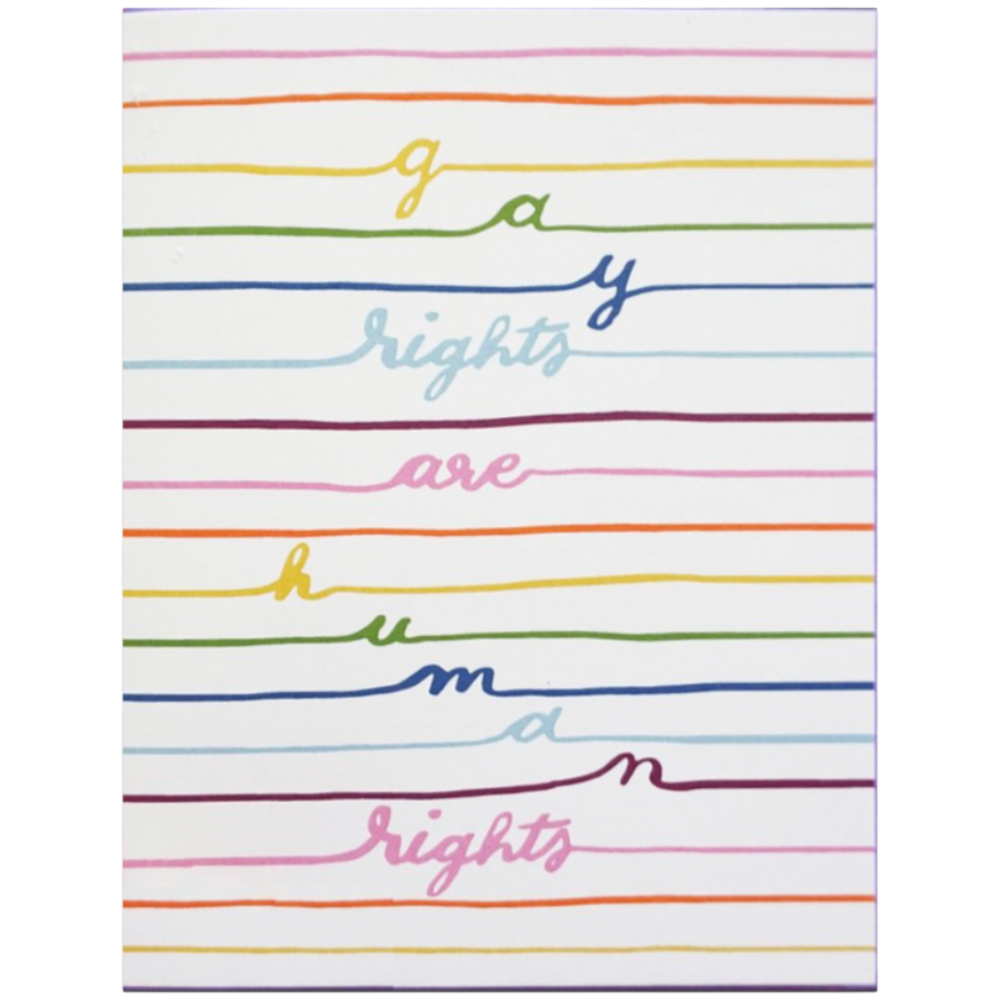 Gay Rights are Human Rights - Love and Friendship Card
