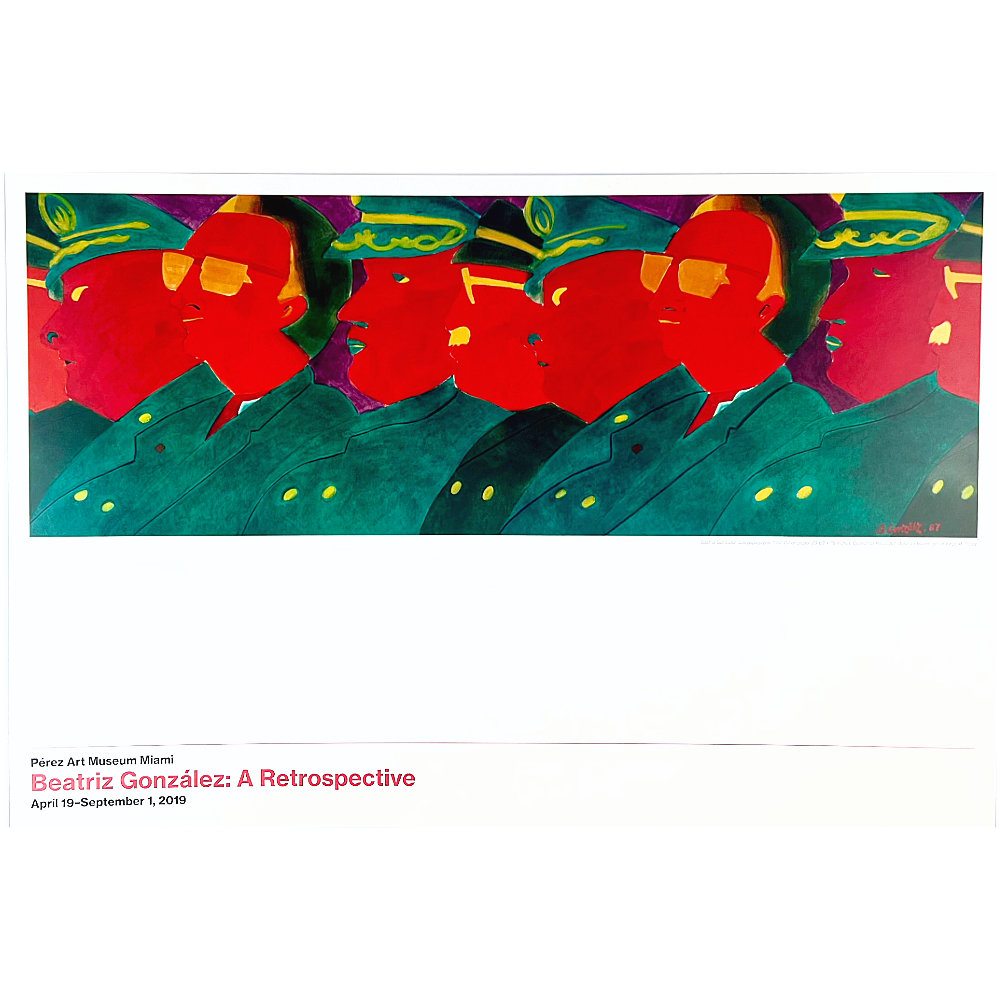 Beatriz González. Los Papagayos, 1987 - Exhibition Poster